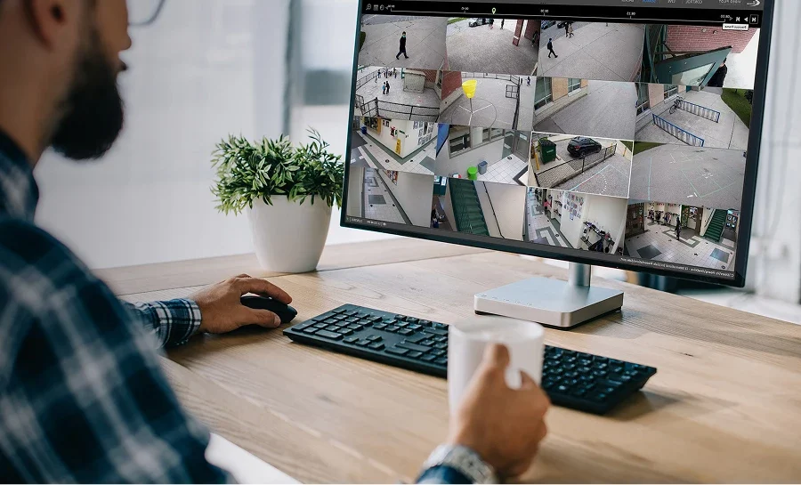HALO integration displayed on monitor view