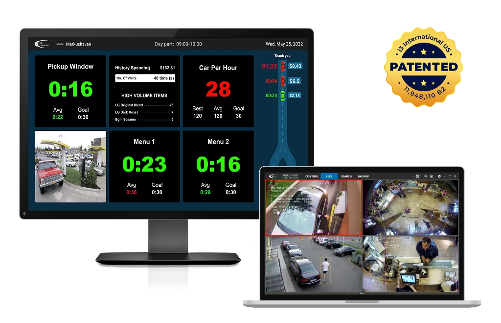 QSR solution dashboard interface