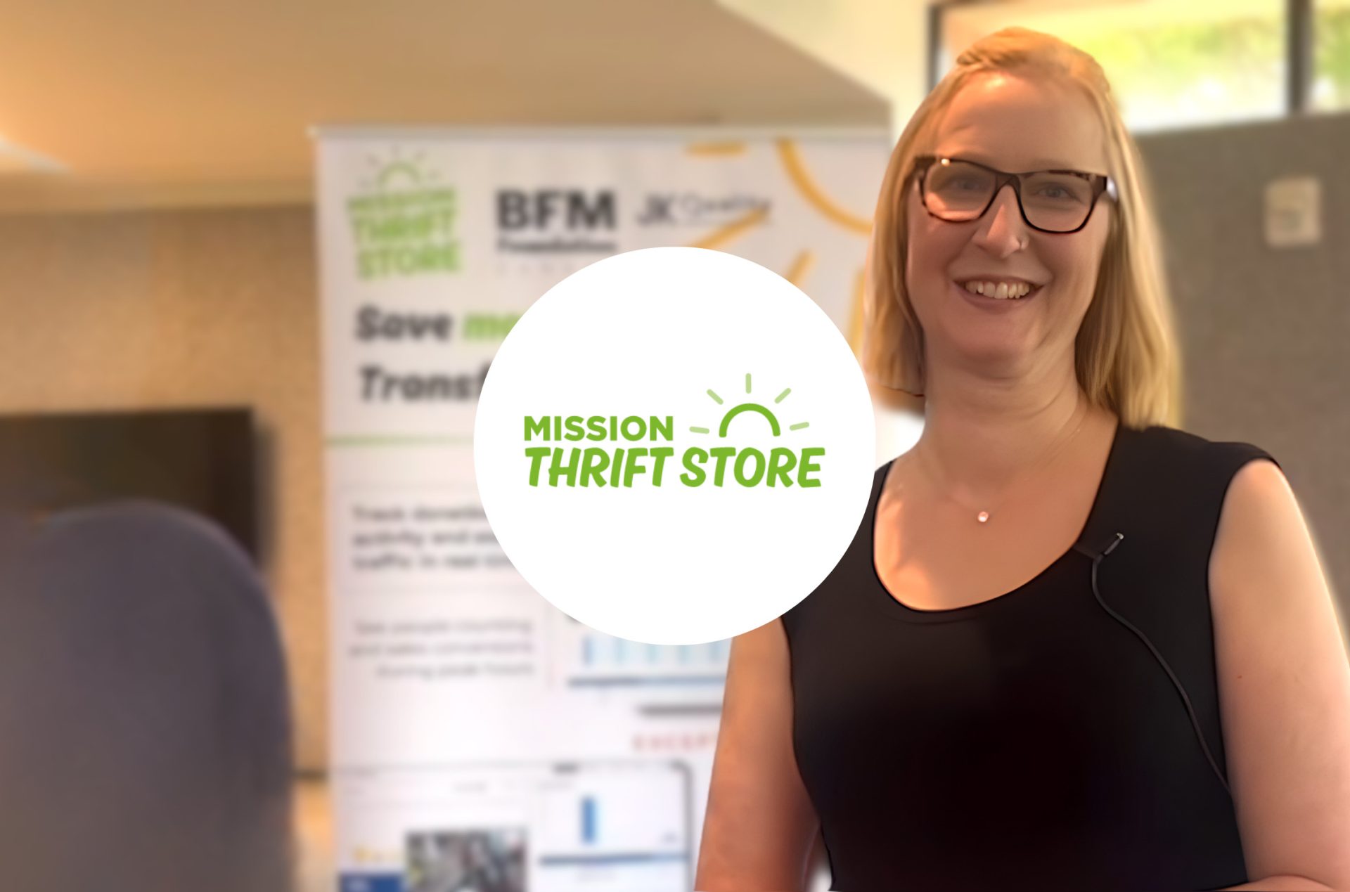 Yvonne Simms from Mission Thrift